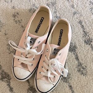 Converse Pink Low-Top Sneakers